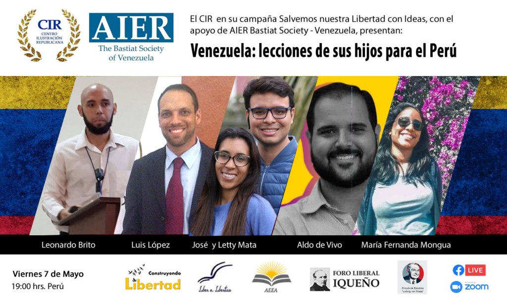 La Sociedad Bastiat participó en el  evento: Venezuela, lecciones de sus hijos para el Perú